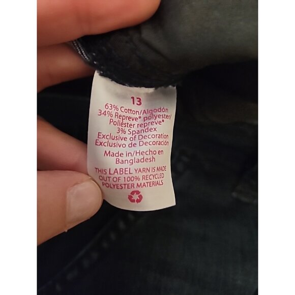 Y2K NoBo Womens High Rise Skinny Jeans Size 13/31 Waist Moto Stretch Dark Wash - Picture 7 of 9